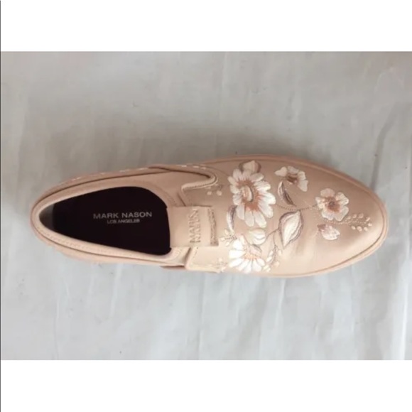 New Mark Mason Razor Cup Day C Pink Women Sneaker Embroidered 9 - Picture 9 of 12